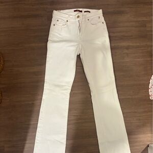 7 for all Mankind White Bootcut Jeans Size 27